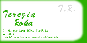 terezia roka business card